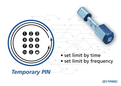 WELOCK D11PWK Digital Lock - Euro Profile Cylinder (PW/BT/RFID/K)
