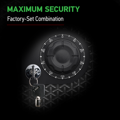 FPW082KSB - Combination Fire & Water Resistant Safe with Override Key