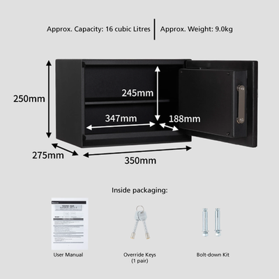 SSV225GB - Biometric Security Safe