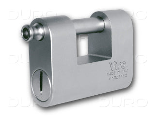 VIRO 4144.PV - One-Piece Special Steel Padlock - Patented Key
