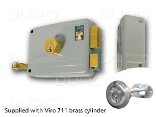 VIRO 1.7504.1.712.1 Rim Door Lock - Inward Right Hand
