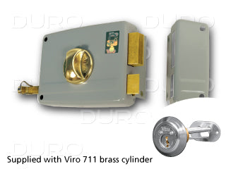 VIRO 1.7604.1.712.1 - Rim Door Lock - Inward Right Hand