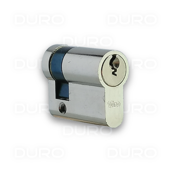 VIRO 1.772.9.PV - Euro Profile Half Cylinder - Nickel Plated Brass Body - Patented Key