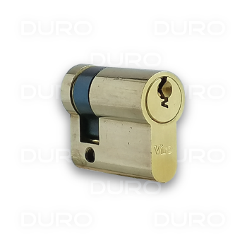 VIRO 1.772.PV - Euro Profile Half Cylinder - Brass Body - Patented Key