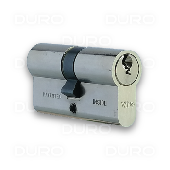VIRO 727.9.PV - Euro Profile Double Cylinder  - Nickel Plated Brass Body - Patented Key