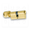 Art.888/60/G Euro Profile Keyless Cylinder with Thumbturn - PVD Gold