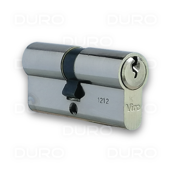 VIRO 920.15.9 - Euro Profile Double Cylinder - Nickel Plated Brass Body