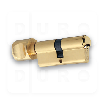 Art.998/63/G Euro Profile Single Cylinder with Thumbturn - PVD Gold