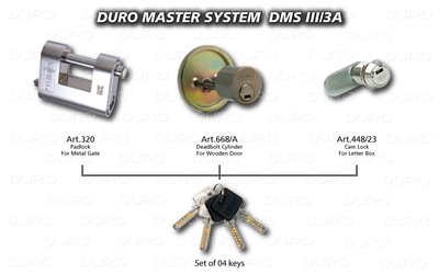 DMS.III/3A  Duro Master System - Art.320 + Art.668/A + Art.448/23