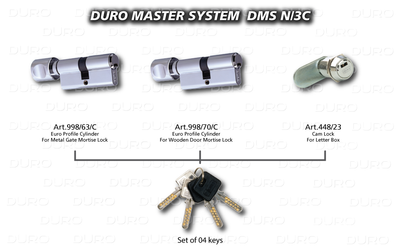 DMS.N/3R1  Duro Master System - Art.998/63/C + Art.998/70/A + Art.448/23