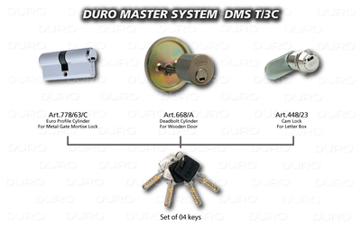 DMS.T/3C  Duro Master System - Art.778/63/C + Art.668/A + Art.448/23
