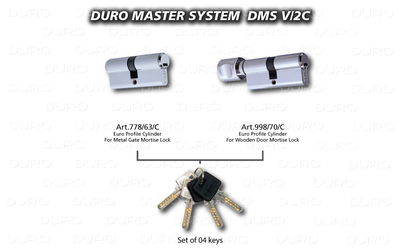 DMS.V/2C Duro Master System - Art.778/63/C + Art.998/70/C